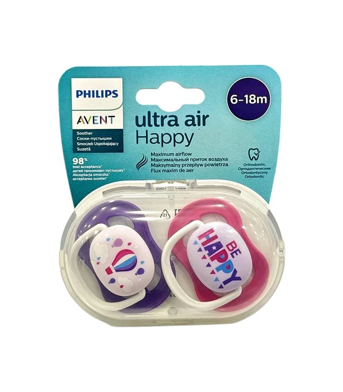 Avent ultra air Happy əmzik 6-18 ay SCF 080/16 N2
