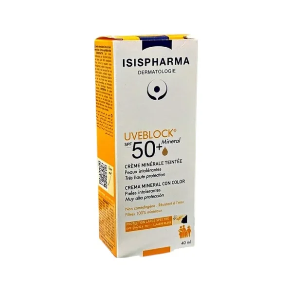Uveblock SPF 50+ mineral teintee 40 ml krem IsısPharma