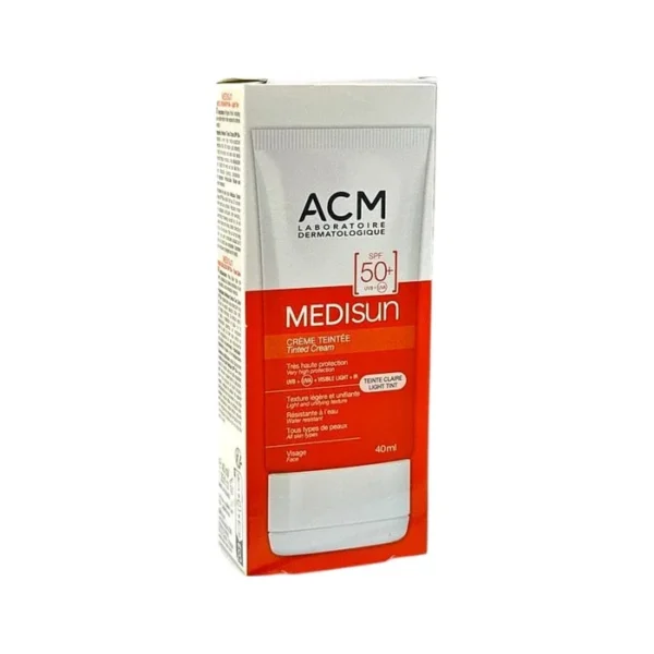 Medisun SPF 50+ tinted 40 ml krem ACM