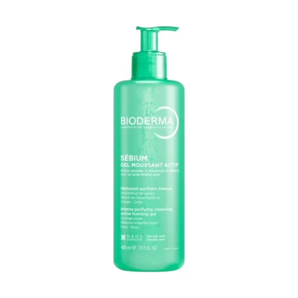 Bioderma Sebium gel moussant actif 400 ml gel
