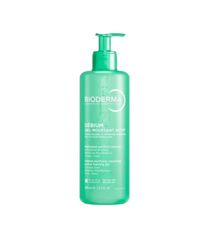 Bioderma Sebium gel moussant actif 400 ml gel