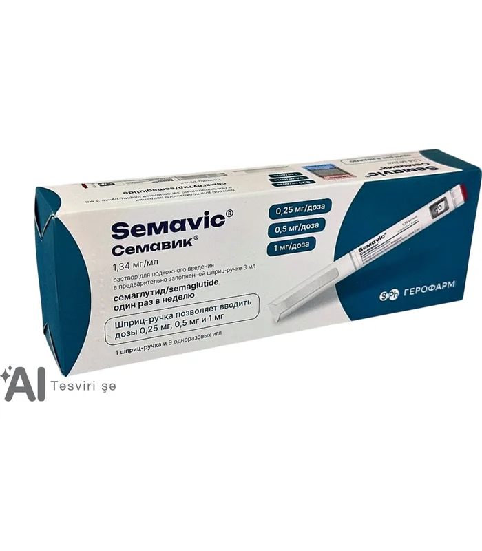 Semavic 1,34 mq 3 ml hazır şpris Semavic 1,34 mq 3 ml hazır şpris