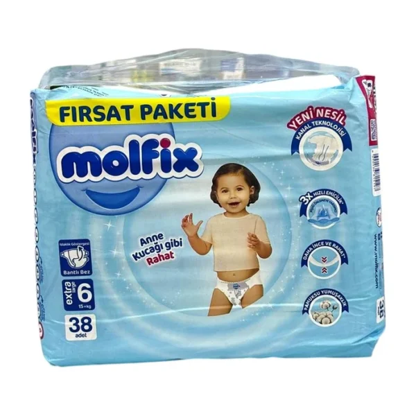 MOLFIKS 6 EXTRA LARGE 15+KG (5197) № 38 (SREDSTVA GIGIENI) () (TURCIYA)
