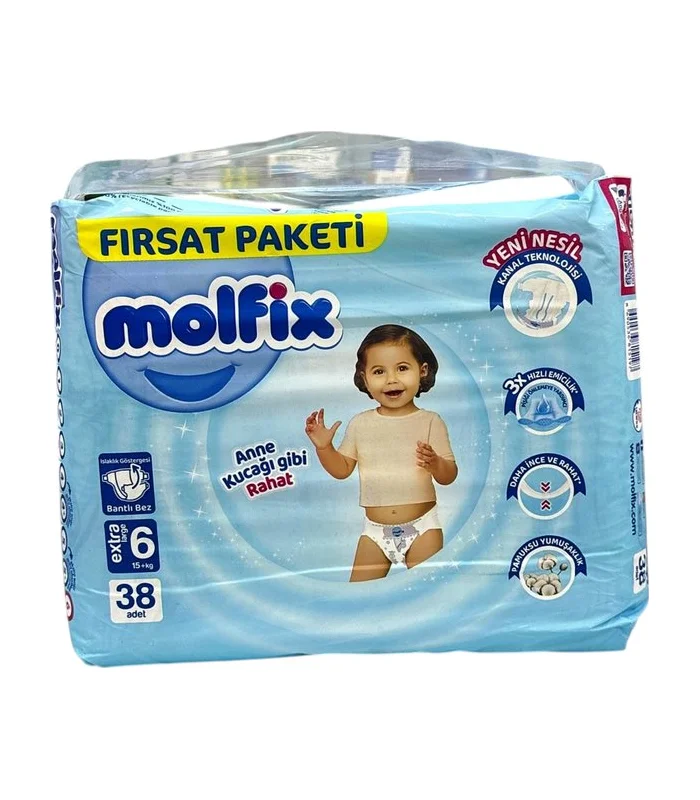 MOLFIKS 6 EXTRA LARGE 15+KG (5197) № 38 (SREDSTVA GIGIENI) () (TURCIYA)