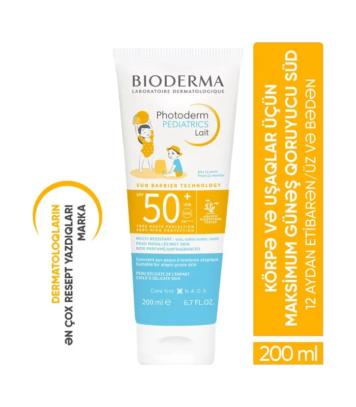 Bioderma Photoderm Pediatric Lait SPF 50+ 200 ml krem
