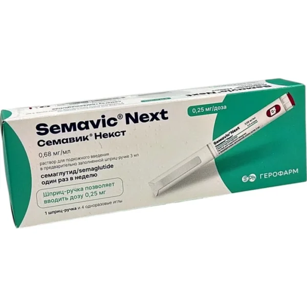 SEMAVIK NEKST 0,25 MG 3 ML (SPRIC RUCKA) (GEROPHARM) (ROSSIYA)