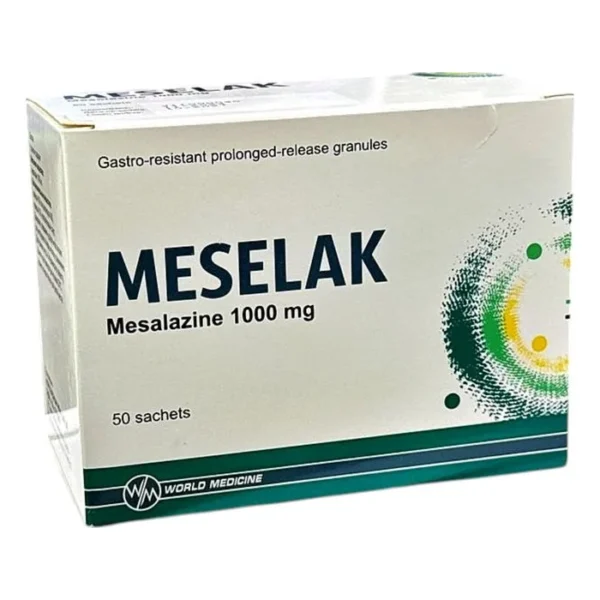 MESELAK 1000 MG № 50 (GRANULI) (WORLD MEDICINE ILAC SAN VE TIC AS,) (TURCIYA)