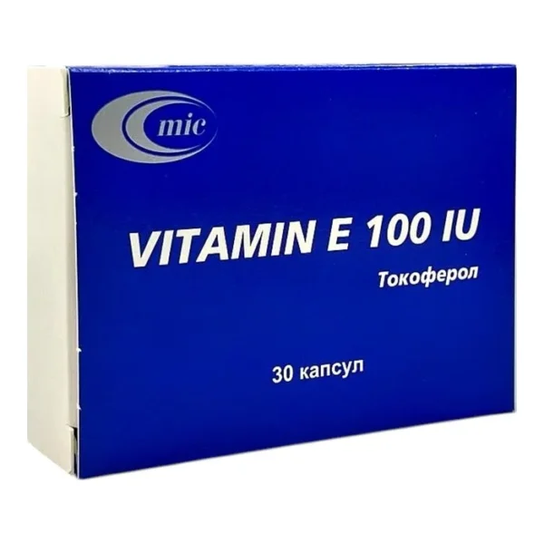 VITAMIN E  0,1 GR № 30 (KAPSULI) (MINSKINTERKAPS) (BELARUSIYA)