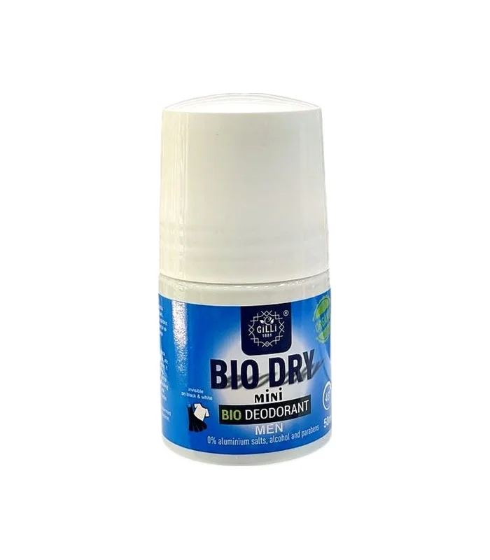 Gilli Bio dry mini men diyircəkli antiperspirant 50 ml
