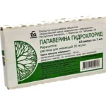 PAPAVERINA  G X 2 2 ML № 10 (AMPULI) (BORISOVSKIY  ZMP) (BELARUSIYA)