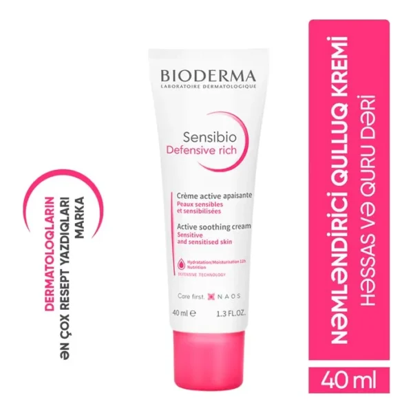 Bioderma Sensibio Defensive Rich 40 ml krem