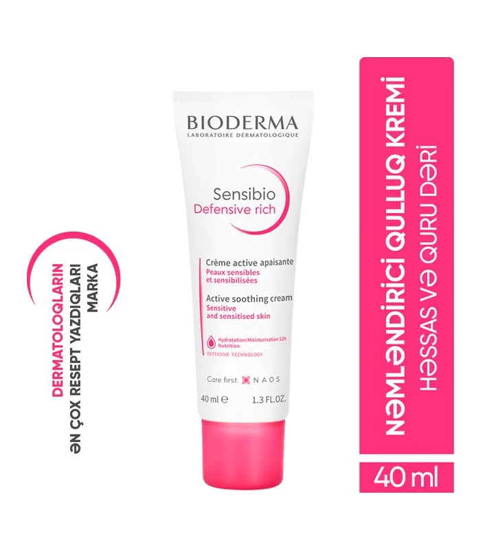 Bioderma Sensibio Defensive Rich 40 ml krem