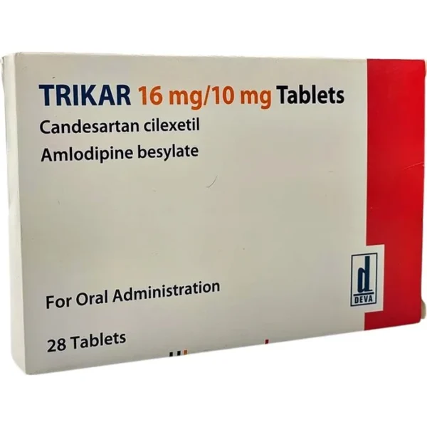 TRIKAR 16 MG 10 MG № 28 (TABLETKI) (DEVA HOLDING A.S.) (TURCIYA)
