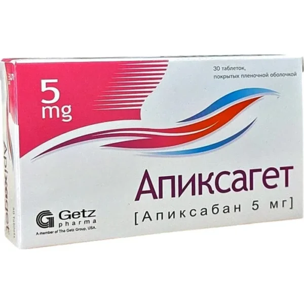 Apiksaget 5 mq N30 tablet
