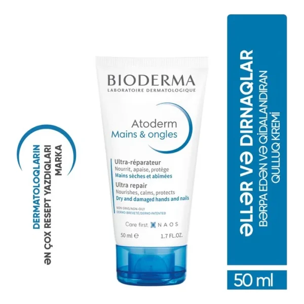 BIODERMA ATODERM HAND & NAIL KREM 50 ML