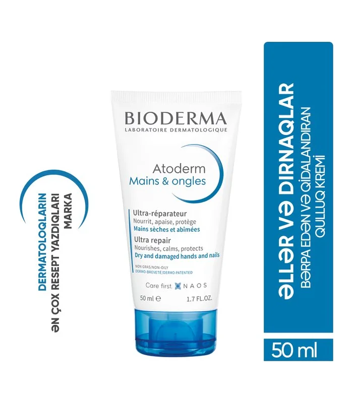 BIODERMA ATODERM HAND & NAIL KREM 50 ML