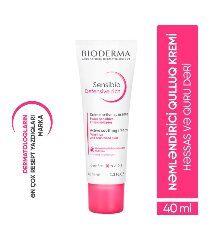 BIODERMA SENSIBIO DEFENSIVE RICH 40 ML