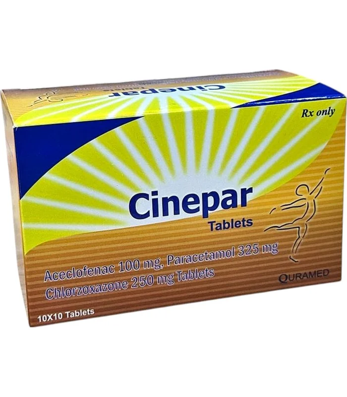 CINEPAR 325 MG /100 MG/250 MG N100 TABLET