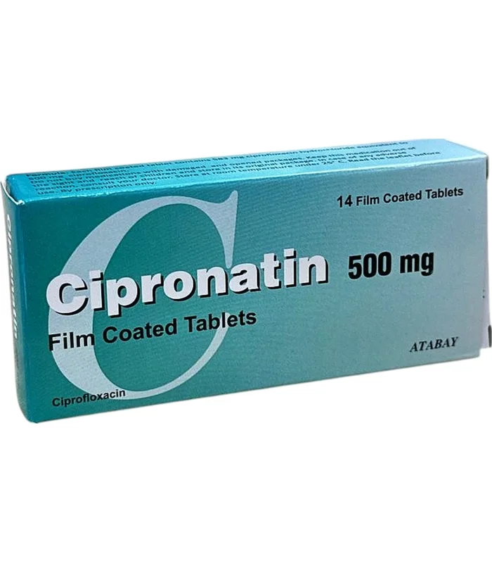 CIPRONATIN  500 MG N14 TAB