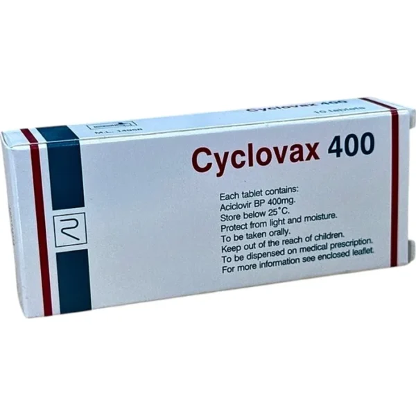 CYCLOVAX 400 MG N10 TB