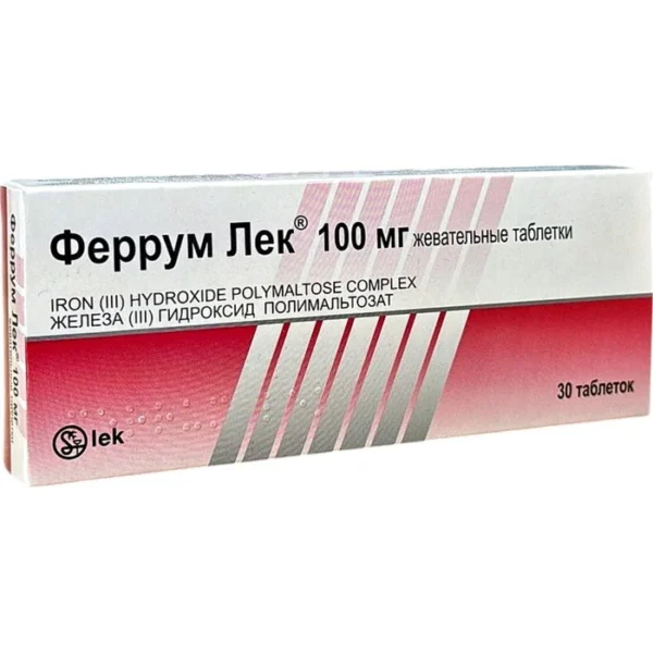 FERRUM LEK 100 MG N30 TB