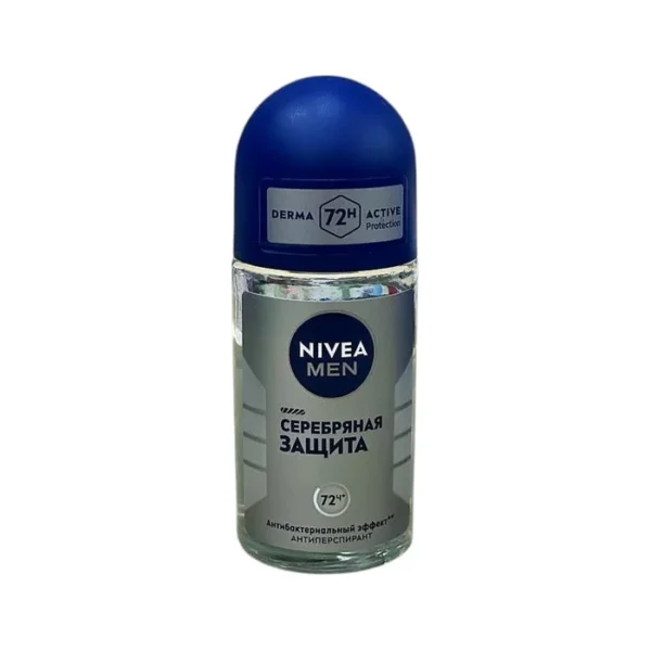 Nivea men antiperspirant "gümüşü müdafiə" 50 ml diyircəkli (7036)