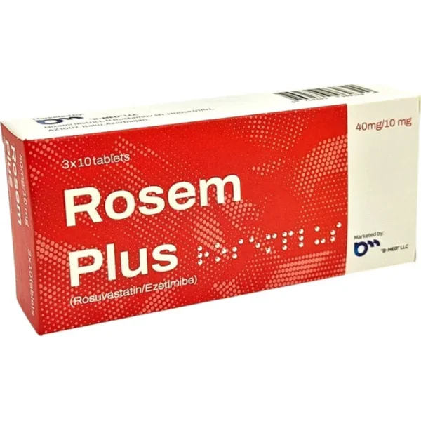 ROSEM PLUS (40+10)MG № 30 (TABLETKI) (REIGN PHARMACEUTICALS PCSIR KLC (PVT.) LTD) (PAKISTAN)