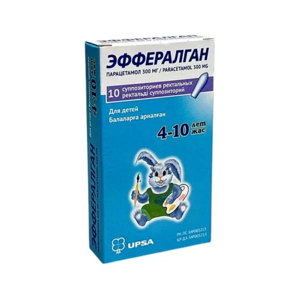EFFERALGAN  (4   10 LET) 300 MG № 10 (SVECI DETSKIE) (BRISTOL MAYERS SGUIBB) (FRANCIYA)
