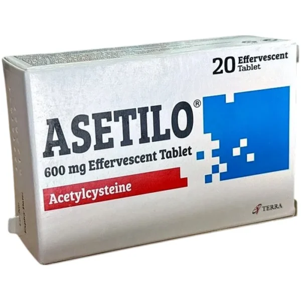 Asetilo 600 mq N20 fışıldayan tablet