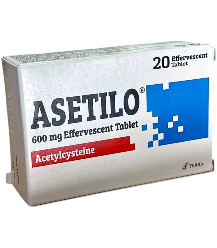 Asetilo 600 mq N20 fışıldayan tablet