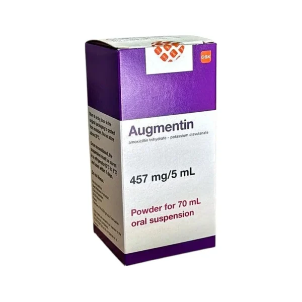 AUGMENTIN 457MG/5ML  70 ML SUSP