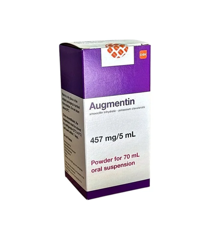 AUGMENTIN 457MG/5ML  70 ML SUSP