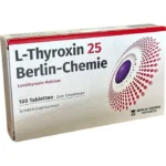 L TIROKSIN 25 MG № 100 (TABLETKI) (BERLIN CHEMIE) (GERMANIYA)