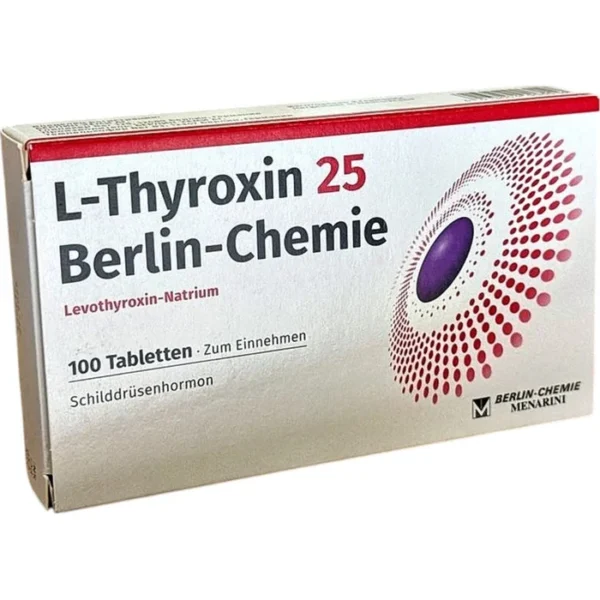 L TIROKSIN 25 MG № 100 (TABLETKI) (BERLIN CHEMIE) (GERMANIYA)