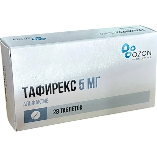 TAFIREKS ALFAKTIV 5 MG № 28 (TABLETKI) (OZONE NATURAL) (ROSSIYA)