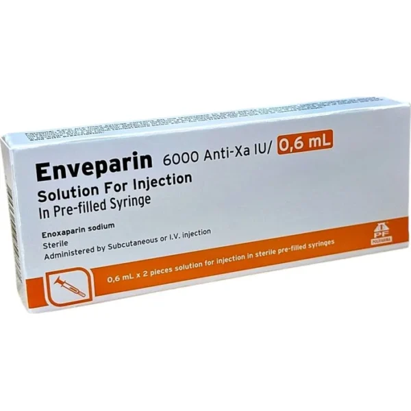 Enveparin 6000 IU 0,6 ml N2 hazır şpris