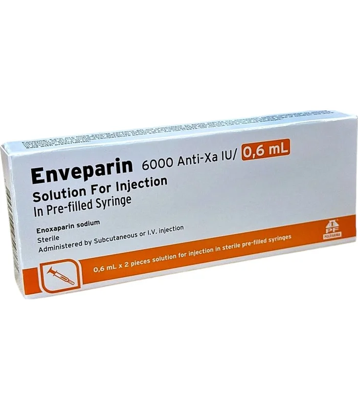 Enveparin 6000 IU 0,6 ml N2 hazır şpris Enveparin 6000 IU 0,6 ml N2 hazır şpris