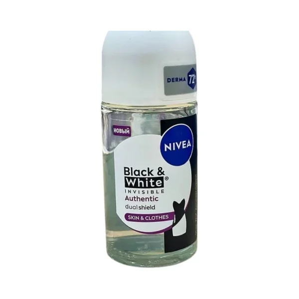 Nivea women antiperspirant ağ və qara iz buraxmaya "authentic" diyircəkli 50 ml (4418)