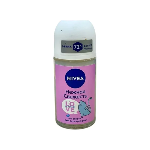 Nivea women antiperspirant "love" zərif təravət diyircəkli 50 ml (0608)