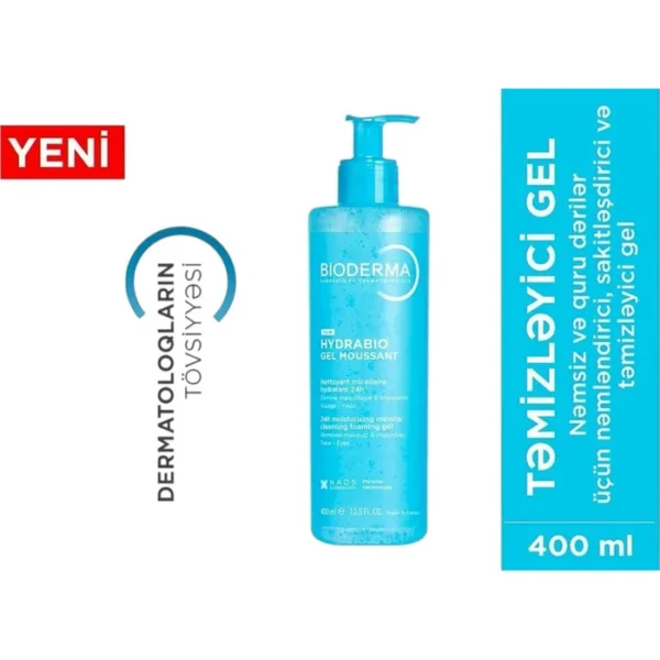 Bioderma Hydrabio foaming 400 ml gel