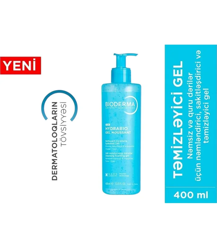 Bioderma Hydrabio foaming 400 ml gel