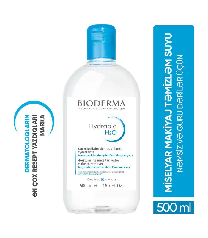 Bioderma Hydrabio H2O 500 ml məhlul