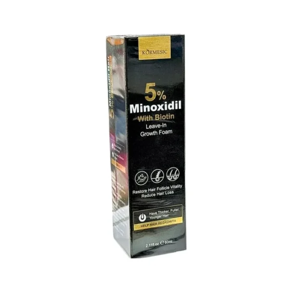 Minoxidil biotin ilə 5 % 60 ml köpük