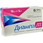 DIAMPA LT (10MG+5MG) № 28 (TABLETKI) (GETZ PHARMA LIMITED) (PAKISTAN)