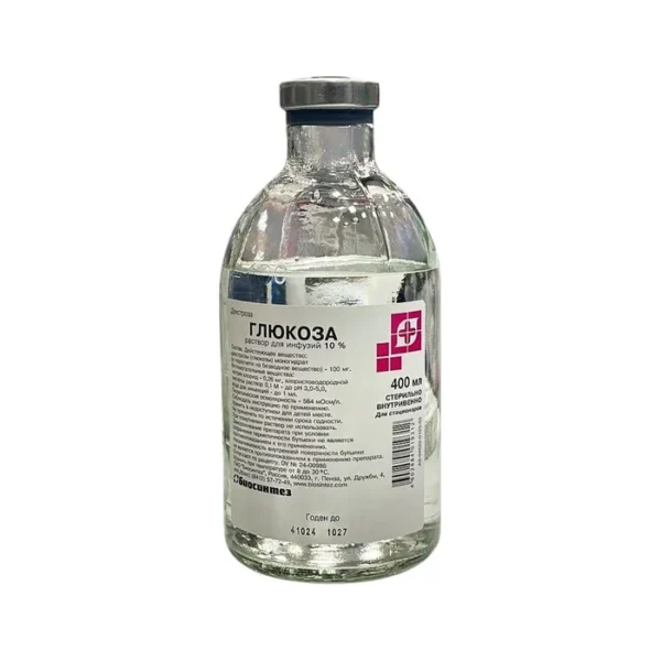 Qlukoza 10 % 400 ml infuziya Biosintez