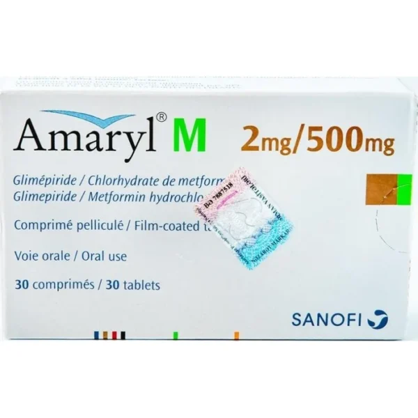 Amaril M 2 mq / 500 mq N30 tablet