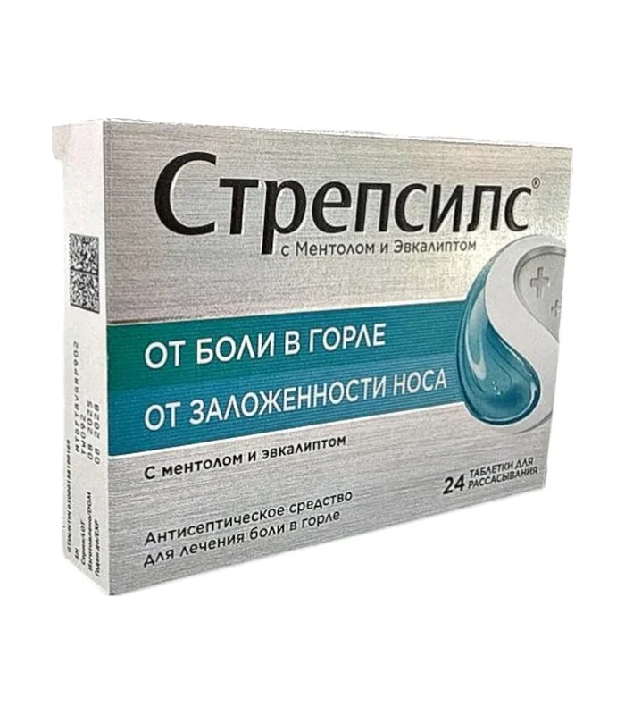 Strepsils mentol və evkalipt dadında N24 sorma tablet