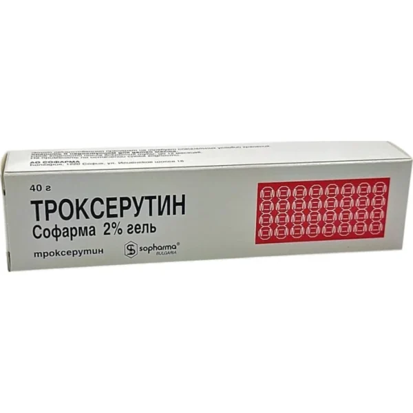 TROKSERUTIN 2% 40 GR  GEL
