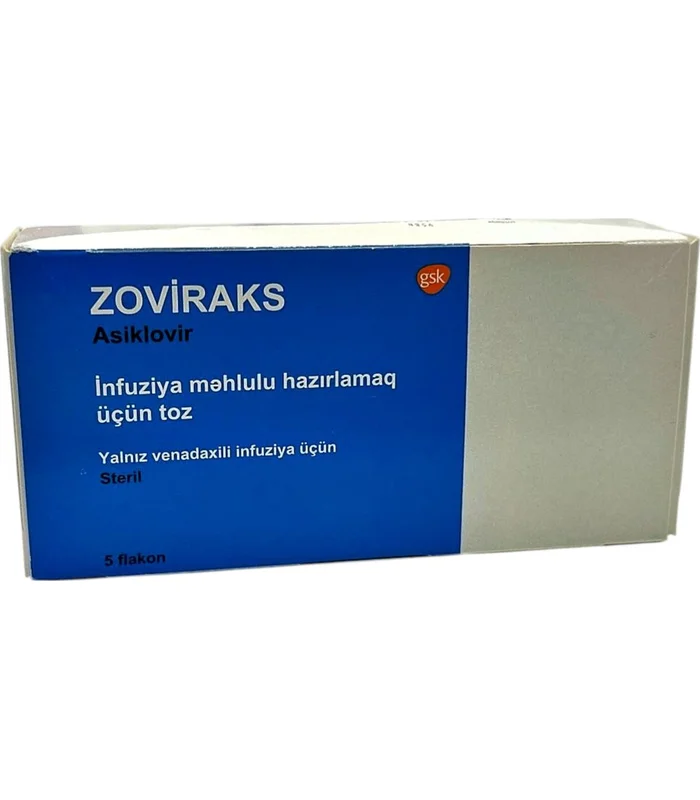 ZOVIRAX 250 MG 5 FLAK.