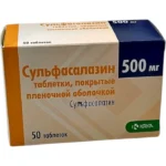 Sulfasalazin 500 mq N50 tablet